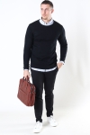 Clean Cut Copenhagen Merino Wool Crew Strikke Black