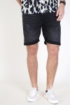 Only & Sons Ply Damage Shorts Black Denim