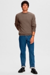 Selected Emanuel Soft Crew Neck Sweat Morel