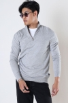 Kronstadt Toke Cashmere half zip sweater Light Grey