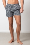 Clean Cut Copenhagen Swim Shorts Navy Leaf