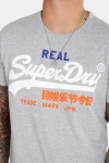 Superdry Vintage Logo Tri T-skjorte Montana Grey Grit