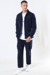 WoodBird Klarc Zip Skjorte Navy