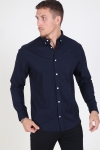 Kronstadt Johan Oxford Washed Skjorte Navy