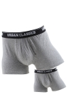 Klokkeban Classics Tb1277 Boxershorts Grey 2-Pack