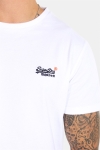 Superdry Orange Label Vintage Emb S/S T-skjorte Optic White