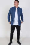 Only & Sons Basic Denim Skjorte Dark Blue Denim