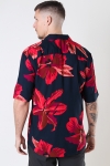 ONLY & SONS ONSDAN LIFE REG SS AOP VISCOSE SHIRTNOOS Rococco Red