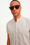 Jack & Jones JPRBLASUMMER BAND SHIRT S/S SN Crockery