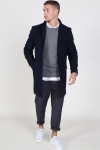 Only & Sons Julian Solid Wool Ullfrakk Night Sky