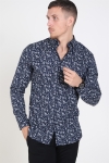 Jack & Jones Focus Paisley Skjorte Navy Blazer