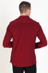 Only & Sons Cuton LS Knitted Melange Skjorte Barbados Cherry