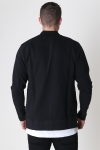 Jack & Jones Gerad Sweat Zip Crew Neck Black