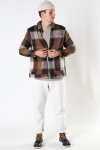 ONLY & SONS ONSMACE LIFE LS HEAVY CHECK SJACKET Demitasse