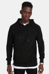 Urban Classics Imitation Suede Hoddie Black