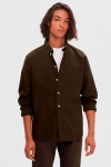 Selected Rick Oxford Regular Shirt Ls Demitasse