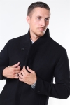 Jack & Jones COLLUM WOOL COAT Black