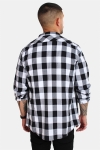 URBAN CLASSICS Checked Flanell Skjorta Black/White