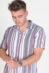 Jack & Jones Robert Stripe Skjorte S/S Cordovan