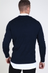 Tailored & Originals Mont O-neck Strikke Insignia Blue