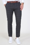 Only & Sons Mark Check Pants Medium Grey Melange