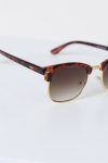 Fashion Clubmaster 1397 Solbrille Brown Havana/Shiny Gold