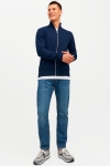 Jack & Jones Emil Knit Zip Cardigan Navy Blazer