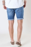 Clean Cut Copenhagen Chris Stretch Shorts 3001 Mid Blue Denim