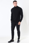 Selected BERG ROLL NECK Black