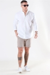 Clean Cut Copenhagen Cotton Linen Skjorte White