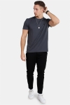 Alpha Industries Basic T-skjorte Small Logo Greyblack/Black