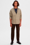 Selected Rick Oxford Regular Shirt Ls Vetiver