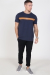 Clean Cut Axel Logo T-skjorte Navy