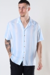 Jack & Jones JORMALIBU RESORT STRIPE SHIRT SS Cashmere Blue