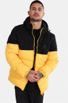 Klokkeban Classics Hooded 2-Tone Puffer Jakke Chrome Yellow/Black