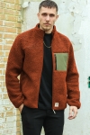 Fat Moose Hugh Fleece Rust Orange