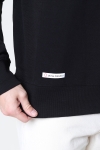 Denim project Horizon Logo Organic Crewneck 001 Black