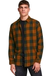 Jack & Jones JJEGINGHAM TWILL SHIRT L/S NOOS Brick Red