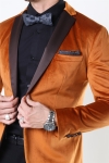 Selected Slim Rich Blazer Caramel Café