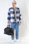 Gabba Clipper Big Blue Check LS Shirt Navy Check