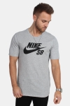 Nike SB Logo T-skjorte Grey/Black