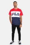 Fila Men Day T-skjorte Black Iris/Bright White/True Red