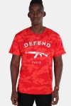 Defend Paris NB T-skjorte Camo Red