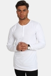 Basic Brand Placket LS T-skjorte White