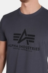 Alpha Industries Basic T-skjorte Grey Black Black