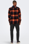 ONLY & SONS GUDMUND LS CHECK SHIRT Picante