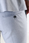Selected Slim Mylo Logan Pants Light Grey Melange
