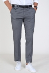 Selected Slim Mylo Logan StructKlokkee Pants Dark Grey Melange