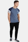 Superdry O L Eng'D Sleeve Baseball T-skjorte SS Pacific Blue Heather