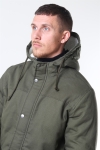 Only & Sons Yanic Teddy Hood Parka Jakke Olive Night